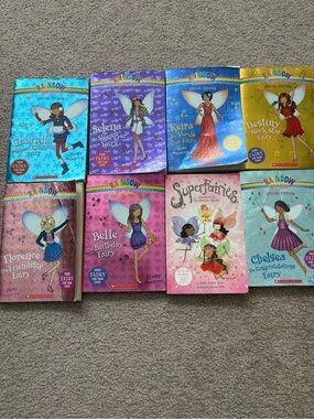 Rainbow Fairy Book Set - Blue, Purple, Pink, Yellow, Teal
